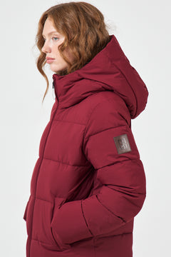 Maud Puffer Jacket - Bordeaux