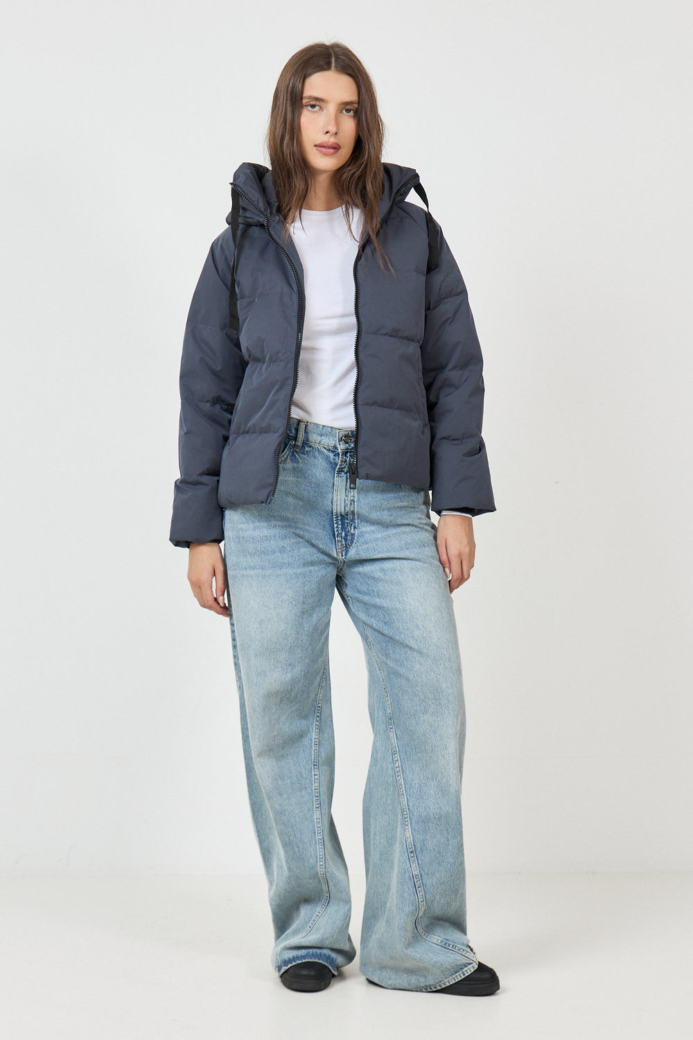 Pavine Down Short Jacket - India Ink