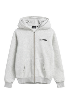 W. All-Star Zip Hoodie - Grey Melange W. Black