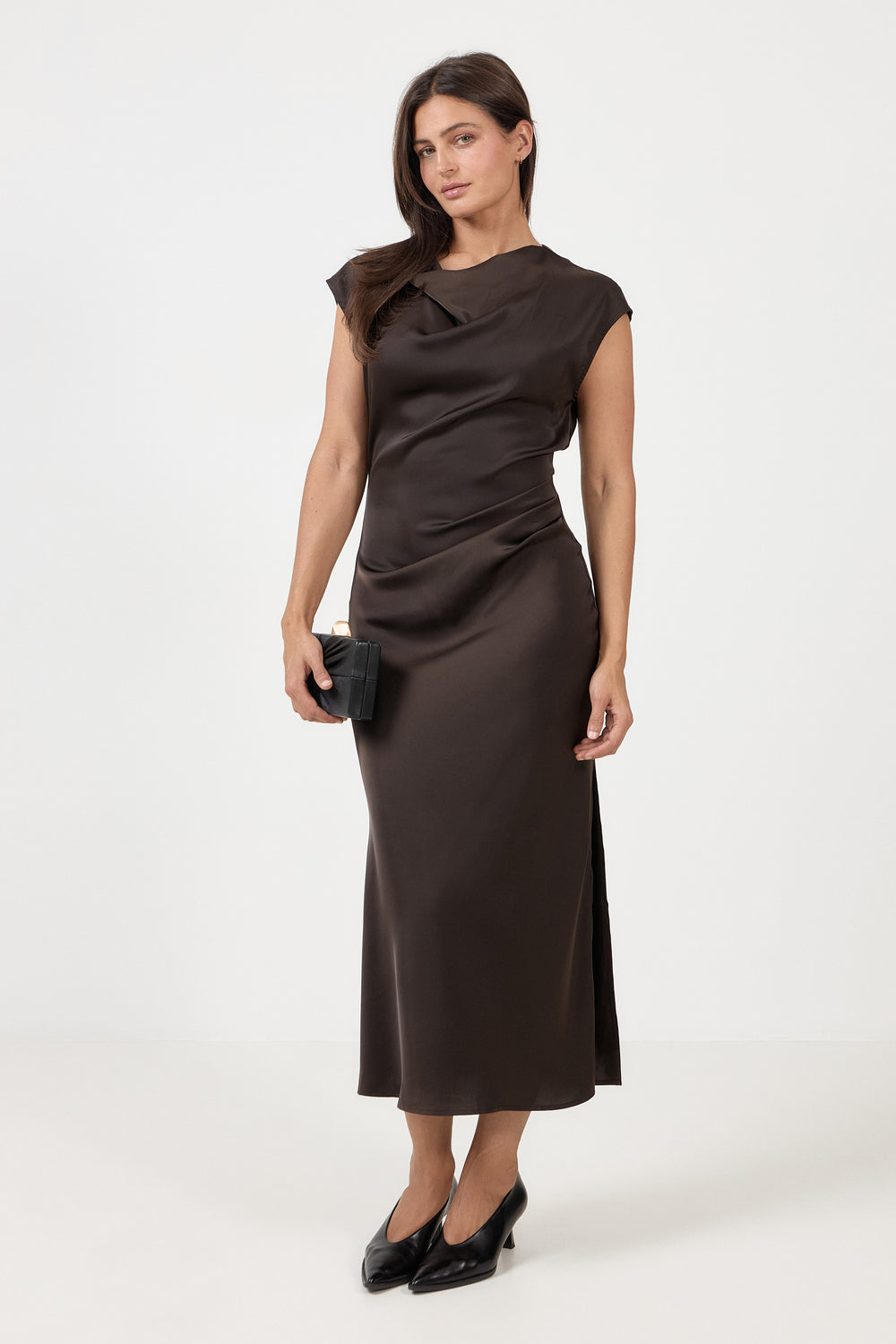 Tailor Dress - Seal Brown