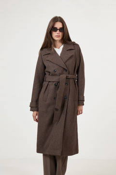 Shay Coat - Chocolate Chip Melange
