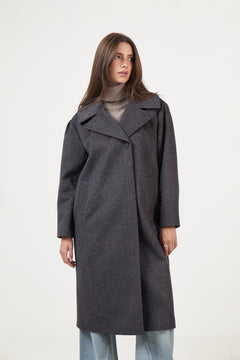 Cylle Coat - Taupe Melange