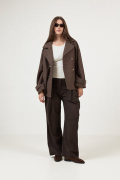 Concetta Jacket - Chocolate Chip Melange