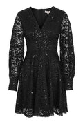 Freya Mini Dress - Svart Spetsklänning