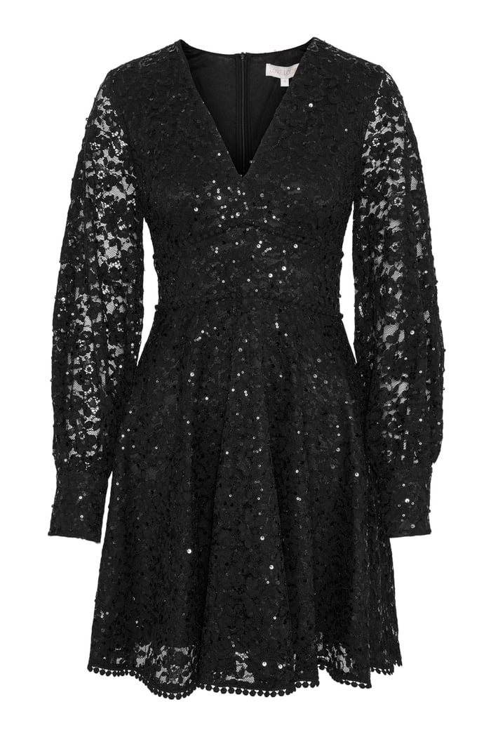 Freya Mini Dress - Svart Spetsklänning