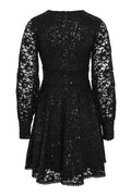 Freya Mini Dress - Svart Spetsklänning