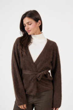 Boudica Cardigan - Mocha