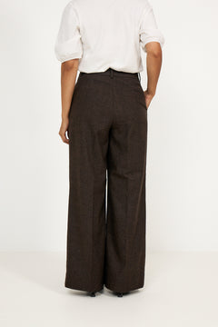 Sandra Pants - Dark Brown