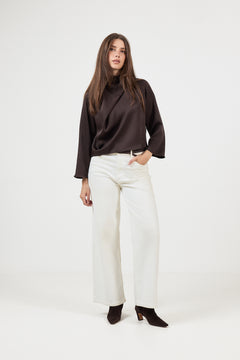 Cira Blouse - Black Coffee