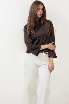 Cira Blouse - Black Coffee