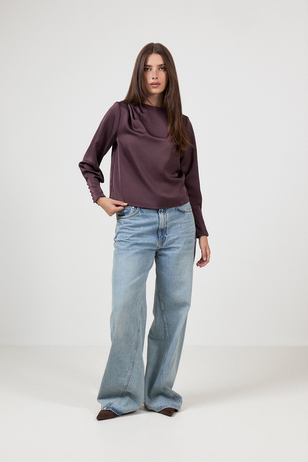 Kirstine Blouse - Plum Perfect