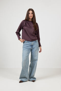 Kirstine Blouse - Plum Perfect