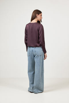 Kirstine Blouse - Plum Perfect