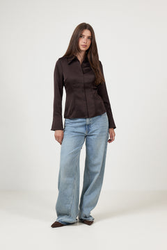 Jacinda Shirt - Black Coffee
