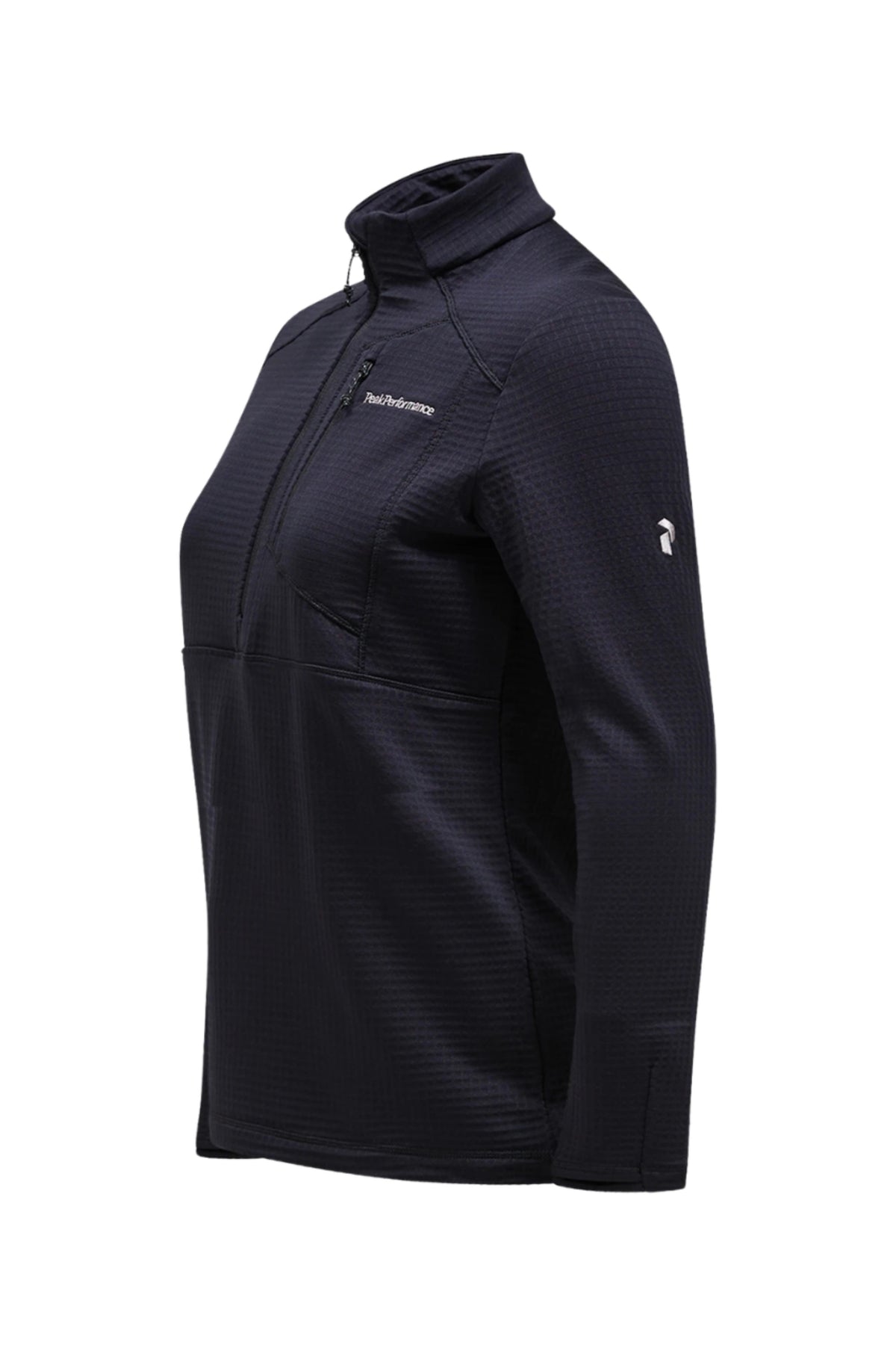 W Trail Polartec Half Zip - Svart
