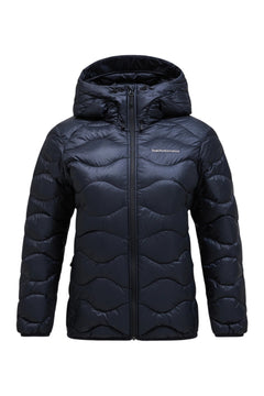 W Helium Down Hood Jacket - Black