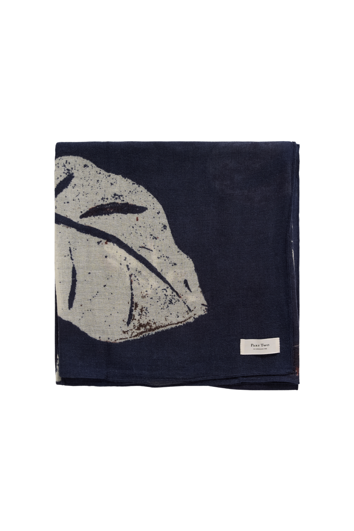 Part Two FelisiaPW SC Halsduk - Heather Leaf Print