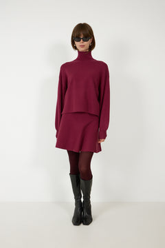 Mercy East M Pullover - Rhododendron