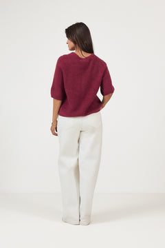 Bondie Hope 2/4 Cardigan - Rhododendron