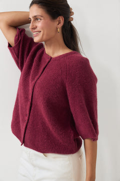 Bondie Hope 2/4 Cardigan - Rhododendron