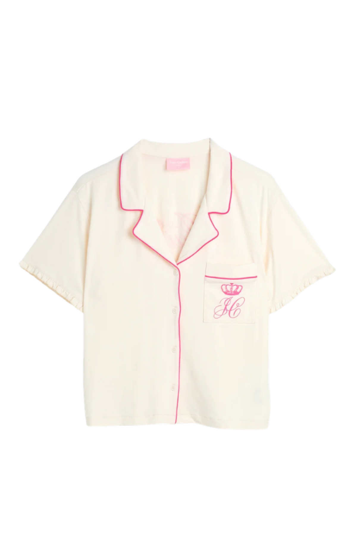 Juicy Crown Frill Pyjama Set - Marshmallow