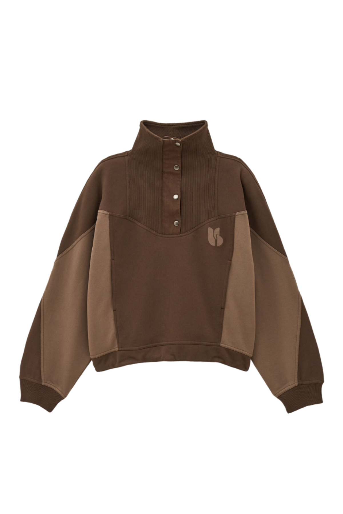 BA&SH Sweatshirt Jessy - Chocolat