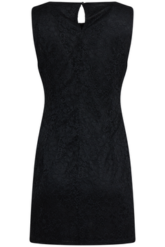 Aurelina Lace Cape Dress - Black