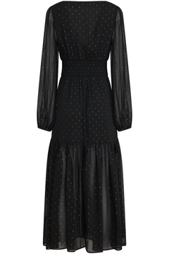 Vilde Chiffon Maxi Dress - Black