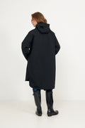 Mia Tech Rain Coat - Black
