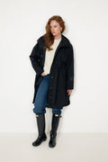 Mia Tech Rain Coat - Black