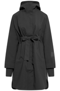 Mia Tech Rain Coat - Black