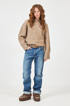 Alina Soft Wool Sweater - Beige