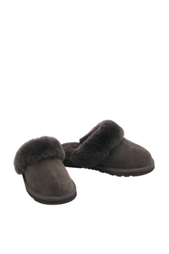 Sheepskin Slipper - Coffee