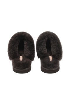 Sheepskin Slipper - Coffee