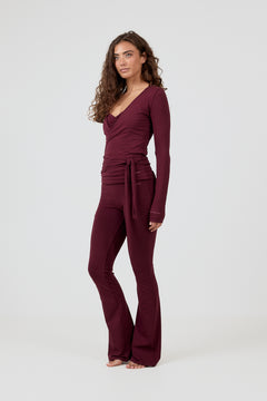 WrapMe Top - Burgundy