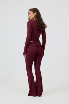 WrapMe Top - Burgundy