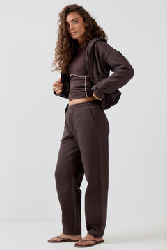 Barrel Sweat Pants - Mocca Brown