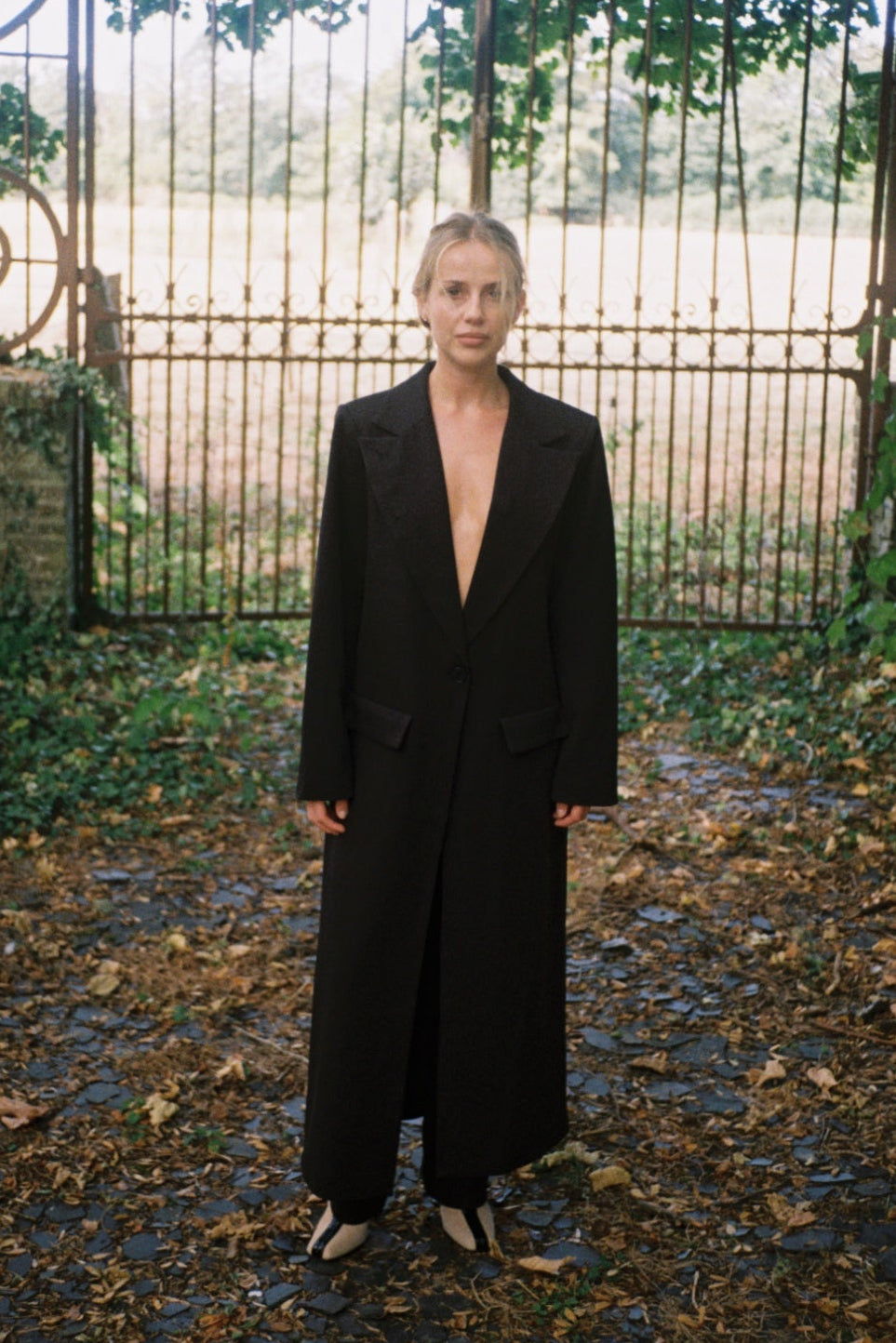 Roma Blazer Coat - Black