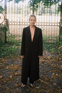 Roma Blazer Coat - Black