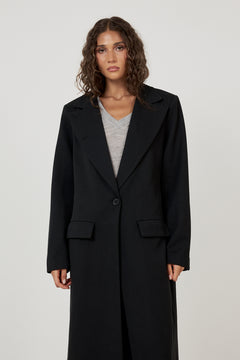 Roma Blazer Coat - Black