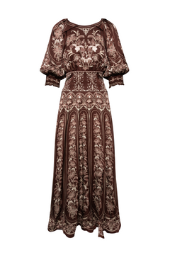 Liz Maxi Dress - Burgundy