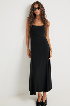Marine Maxi Dress - Black