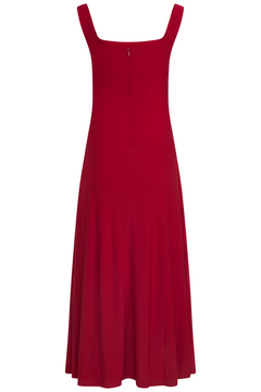 Marine Maxi Dress - Deep Red
