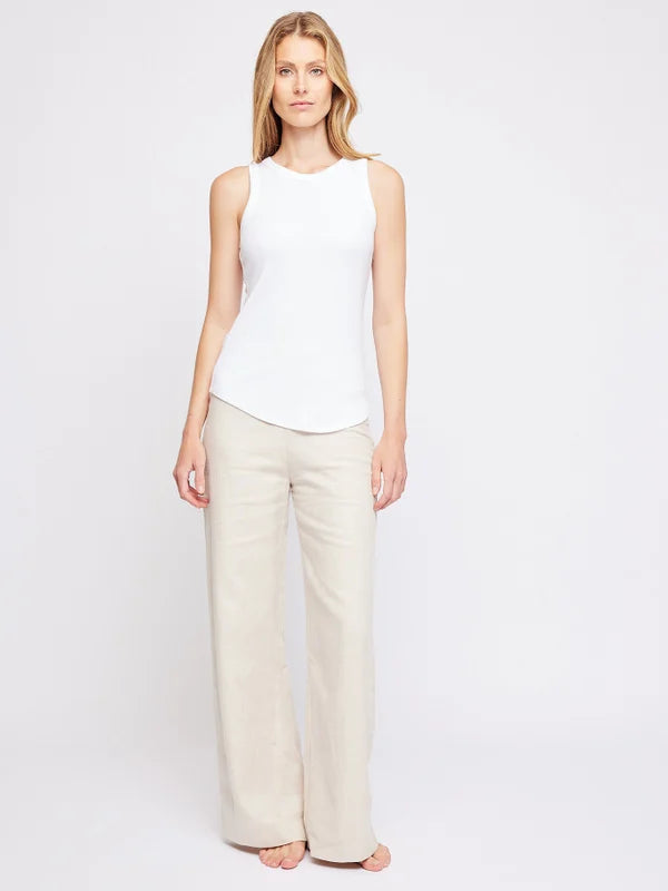 Molly Linen Pants - Beige
