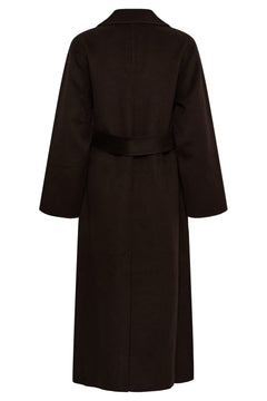 Zillaiw Long Coat - Chocolate Brown