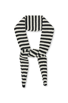 Momo Stripe Scarf - Black/vanilla Ice