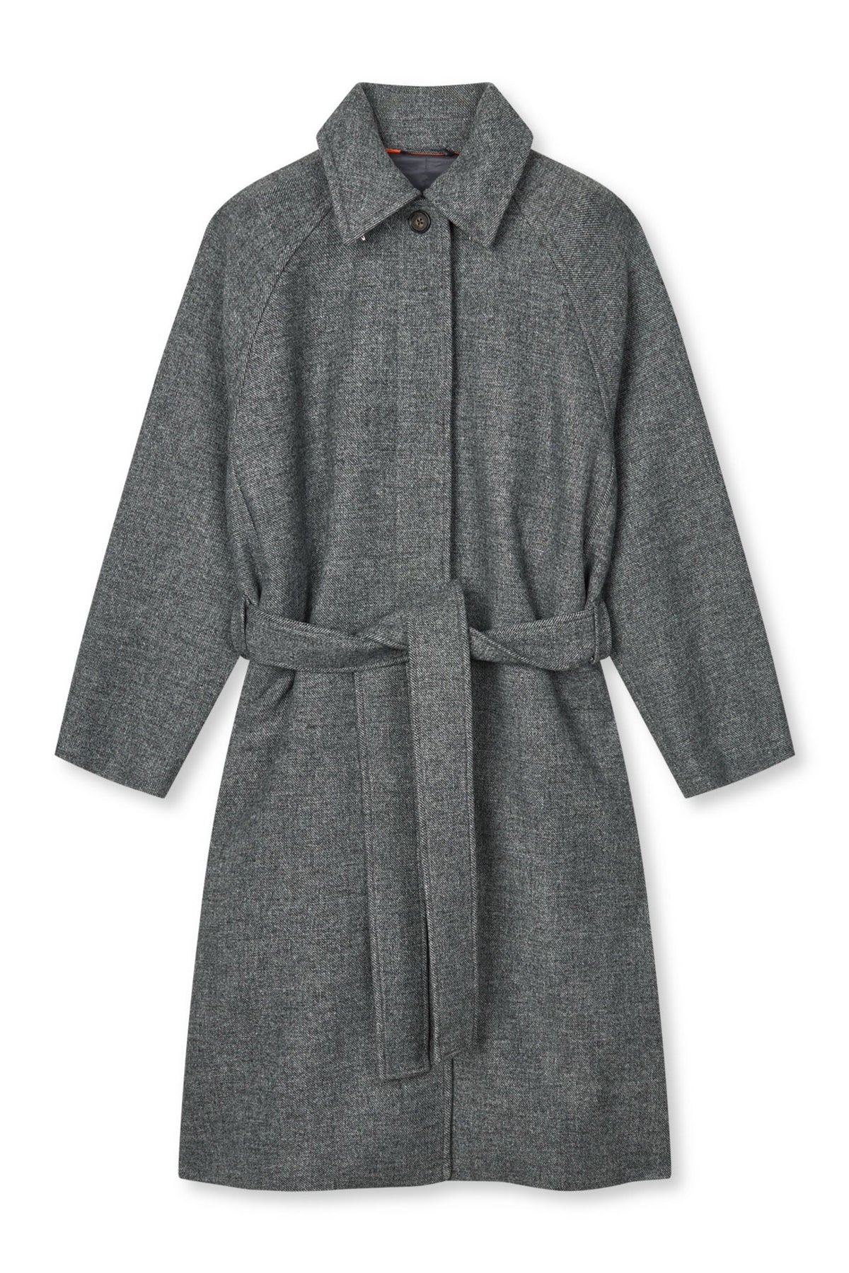 Ingeborg Coat - Dark Grey Melange