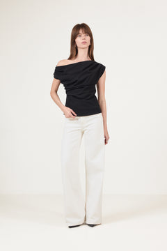 Mabelle Drapy Top - Black