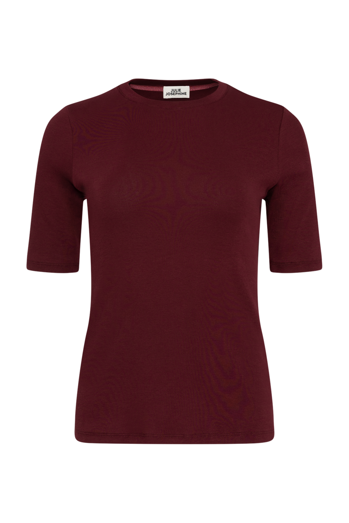 Marianne Rib Tee - Plum