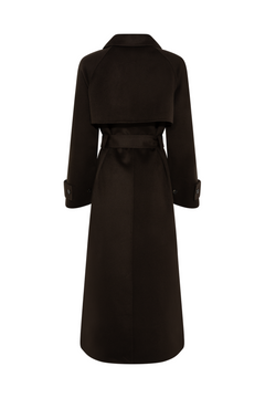 Thale Wool Trenchcoat - Dark Brown